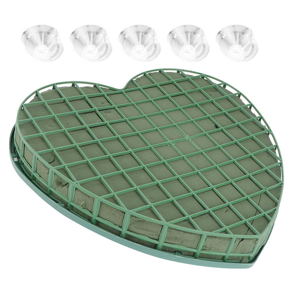 Wedding Supply Decor - 1Set Heart Floral Foam Cage Flower