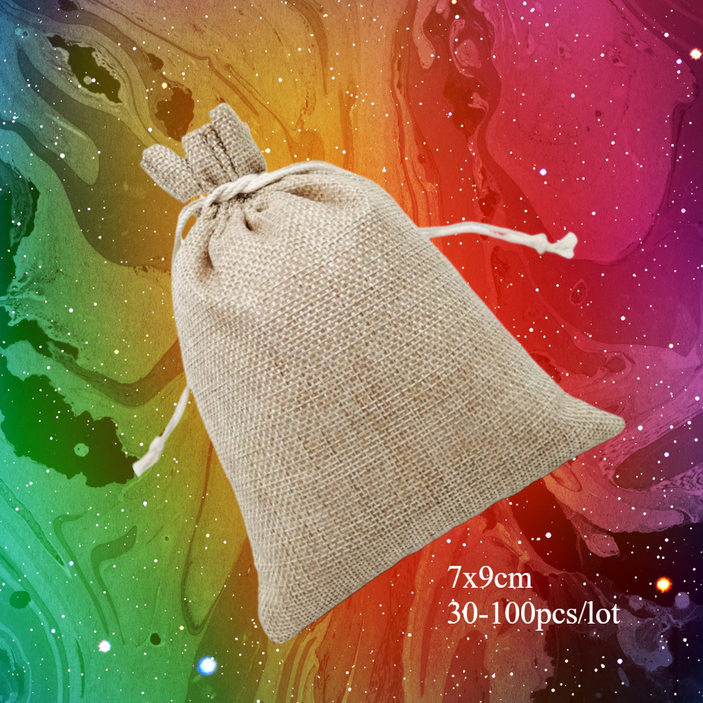 Wedding Solution - 7x9cm Christmas Hessian Sack Storage Solutions