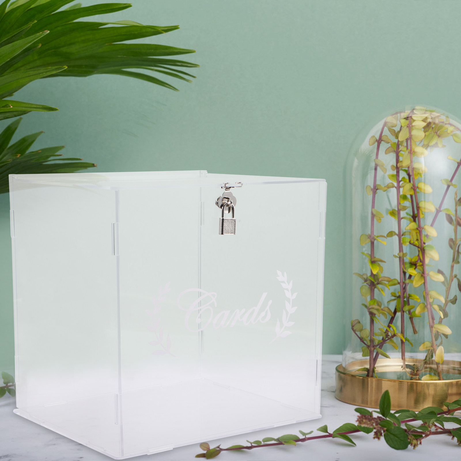 Wedding Card Box - Wedding Card Box Transparent Acrylic Party