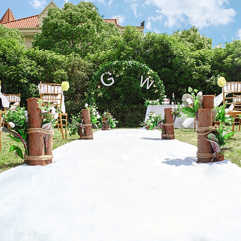 Beautiful White Wedding Carpet - Aisle Runner White avaliação e preço