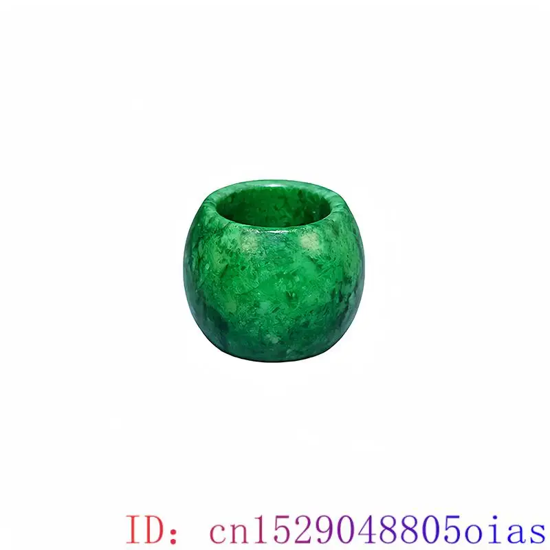22mm Green Real Jade Rings for - Wedding Zone avaliação e preço