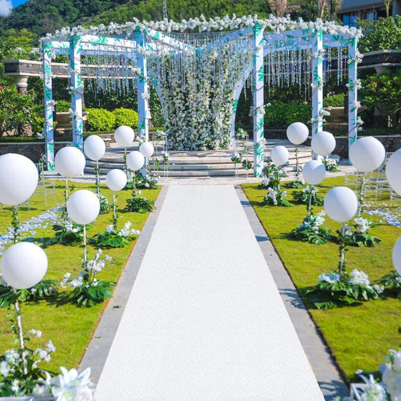 Custom Length Wedding Carpet A - Aisle Runner White avaliação e preço