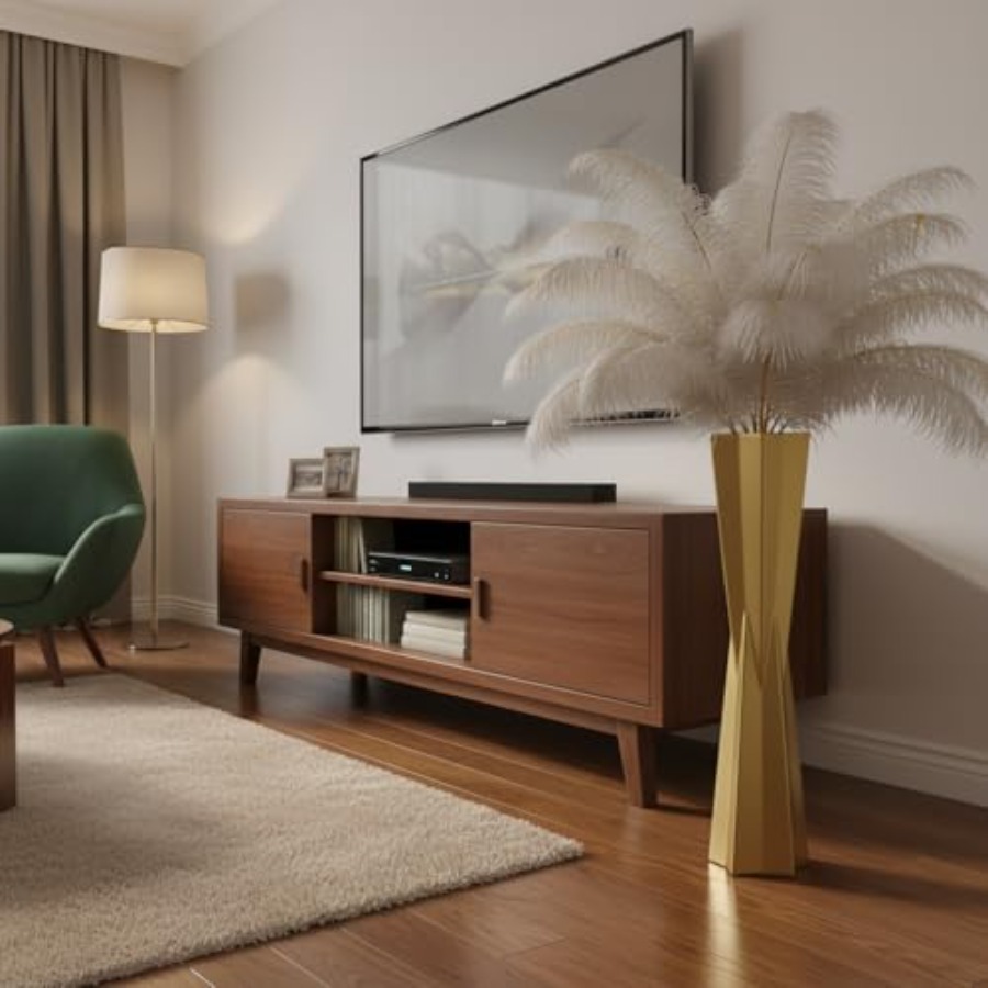 Star Tapered Gold Floor Vase 2 - Centerpiece Vase Tall avaliação e preço