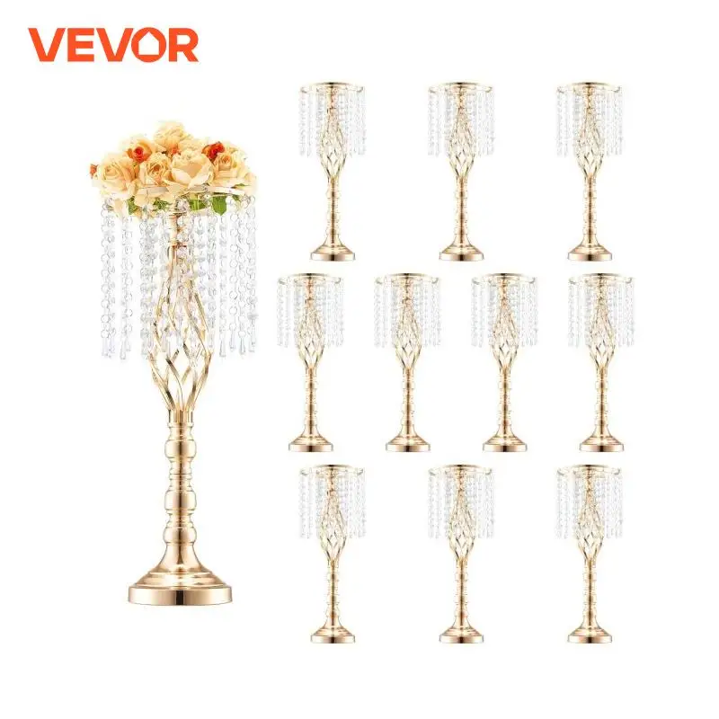 VEVOR Tall Crystal Wedding Flo - Centerpiece Vase Tall avaliação e preço
