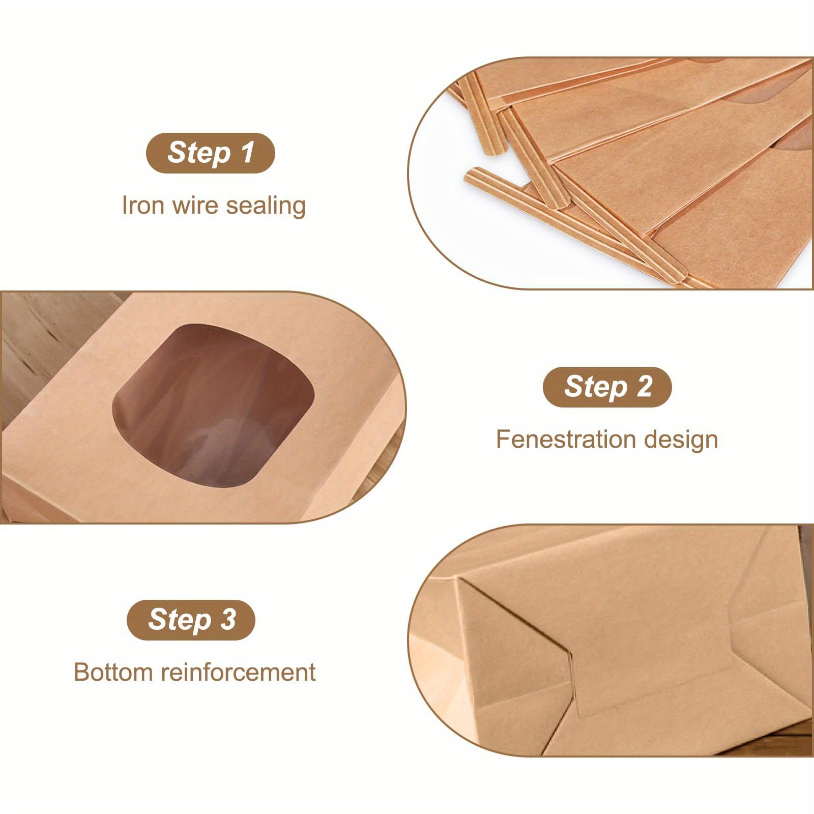 30 Brown Paper Bags with Obser - Wedding Supply Company avaliação e preço
