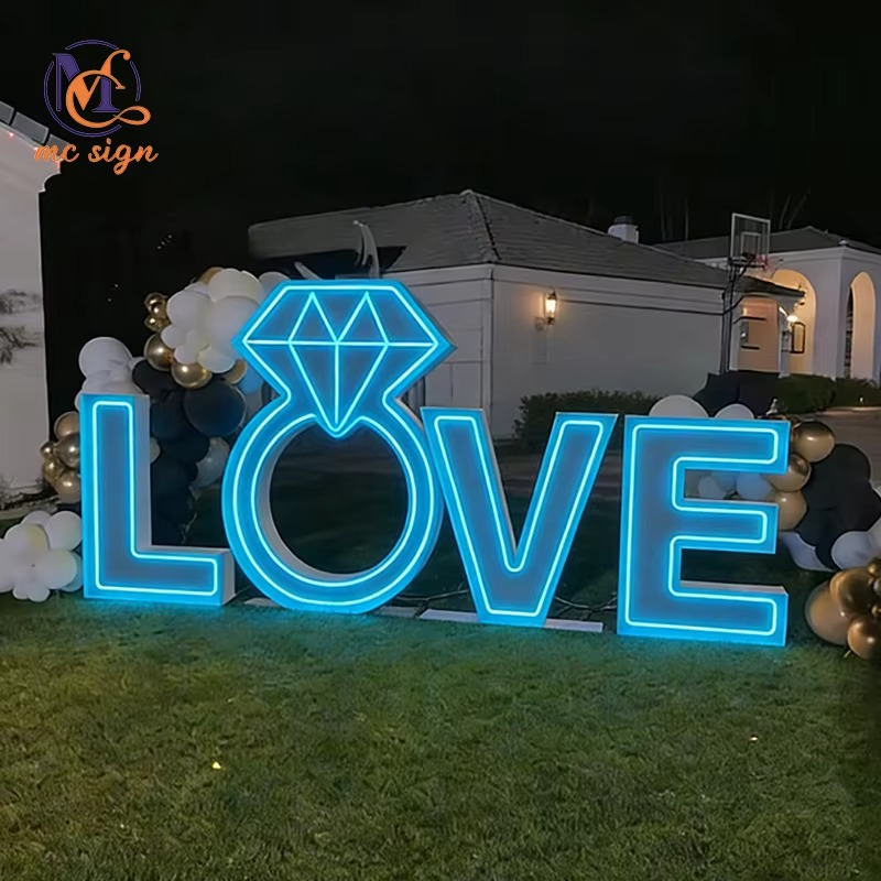 Freestanding LED Sign Board 4f - Wedding Party Supply Rentals avaliação e preço