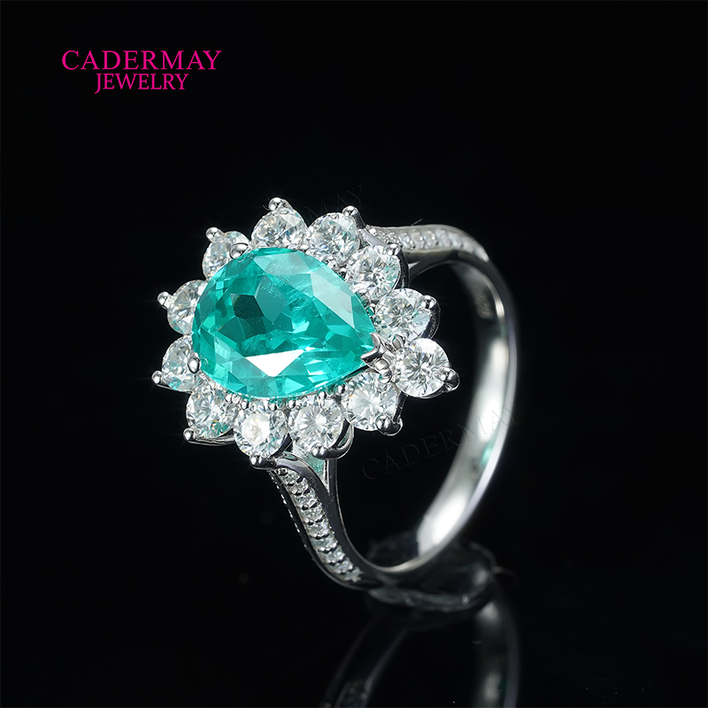 S925 Lab Paraiba Rings S925 Si - Wedding Zone avaliação e preço