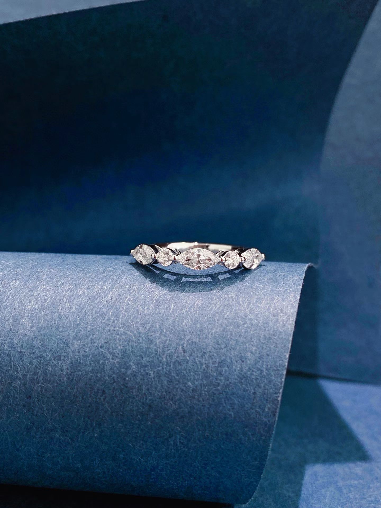 18K Solid Gold Marquise Diamon - Wedding Zone avaliação e preço
