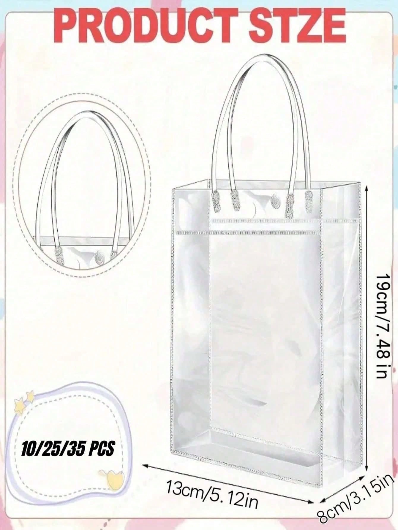 35Pcs Reusable Clear PVC Gift  - Wedding Solution avaliação e preço