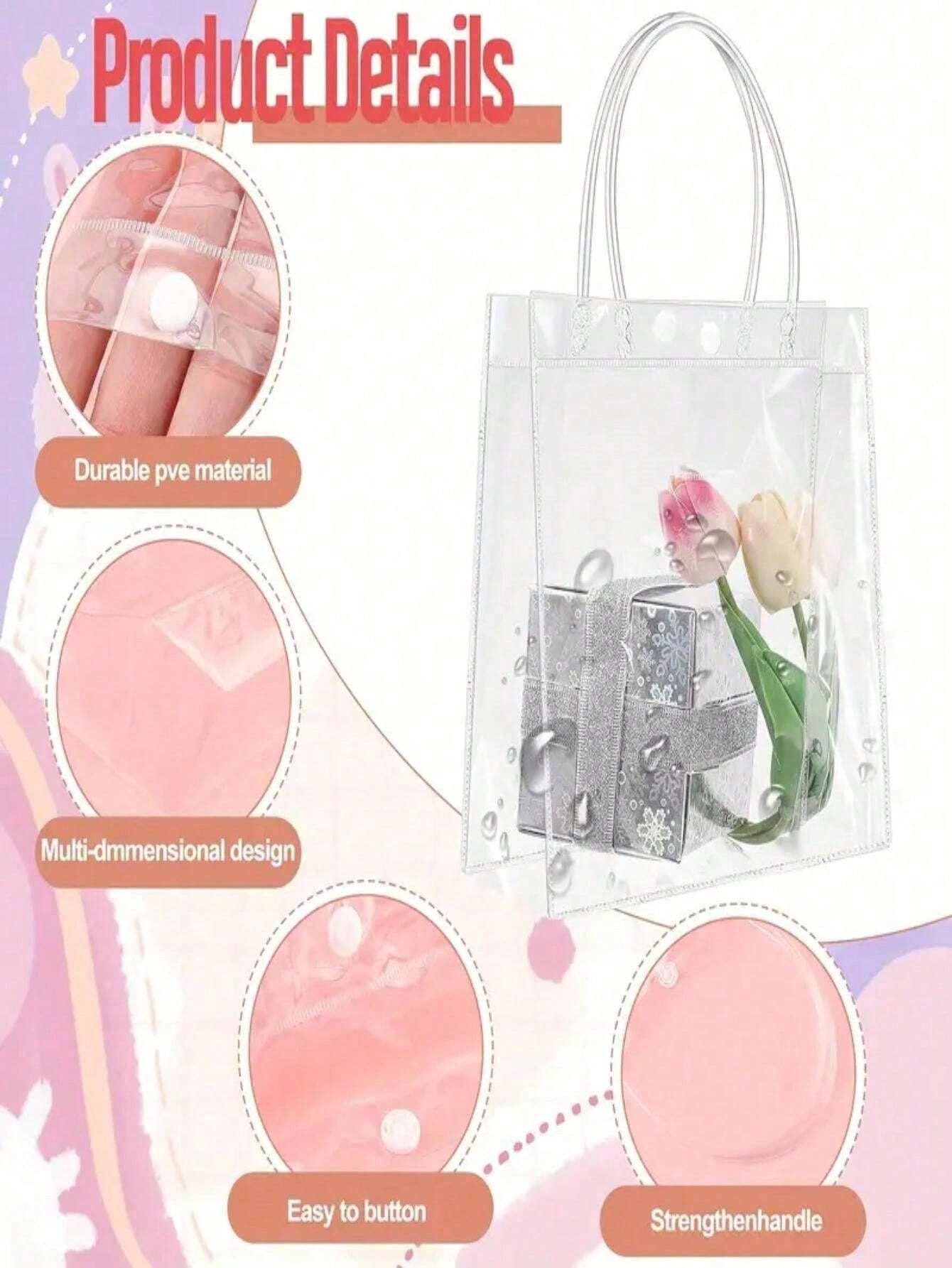 35Pcs Reusable Clear PVC Gift  - Wedding Solution avaliação e preço