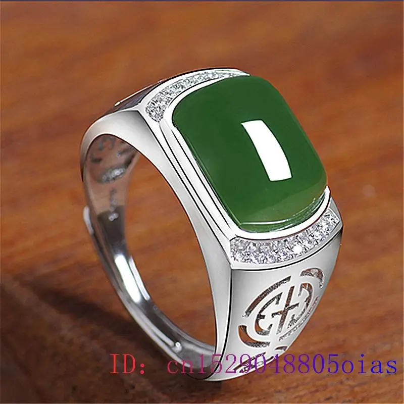 Green Jade Ring Gifts Fashion  - Wedding Zone avaliação e preço