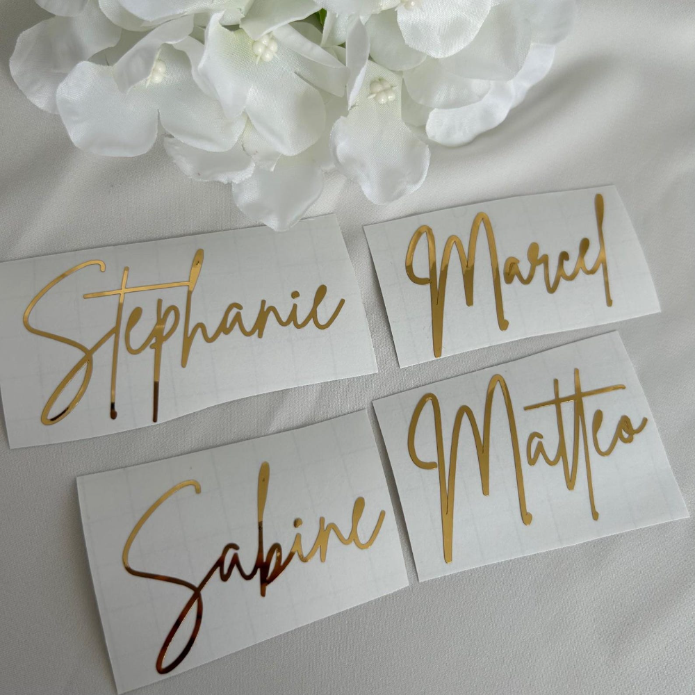 Personalized Vinyl Stickers Go - Wedding Z avaliação e preço