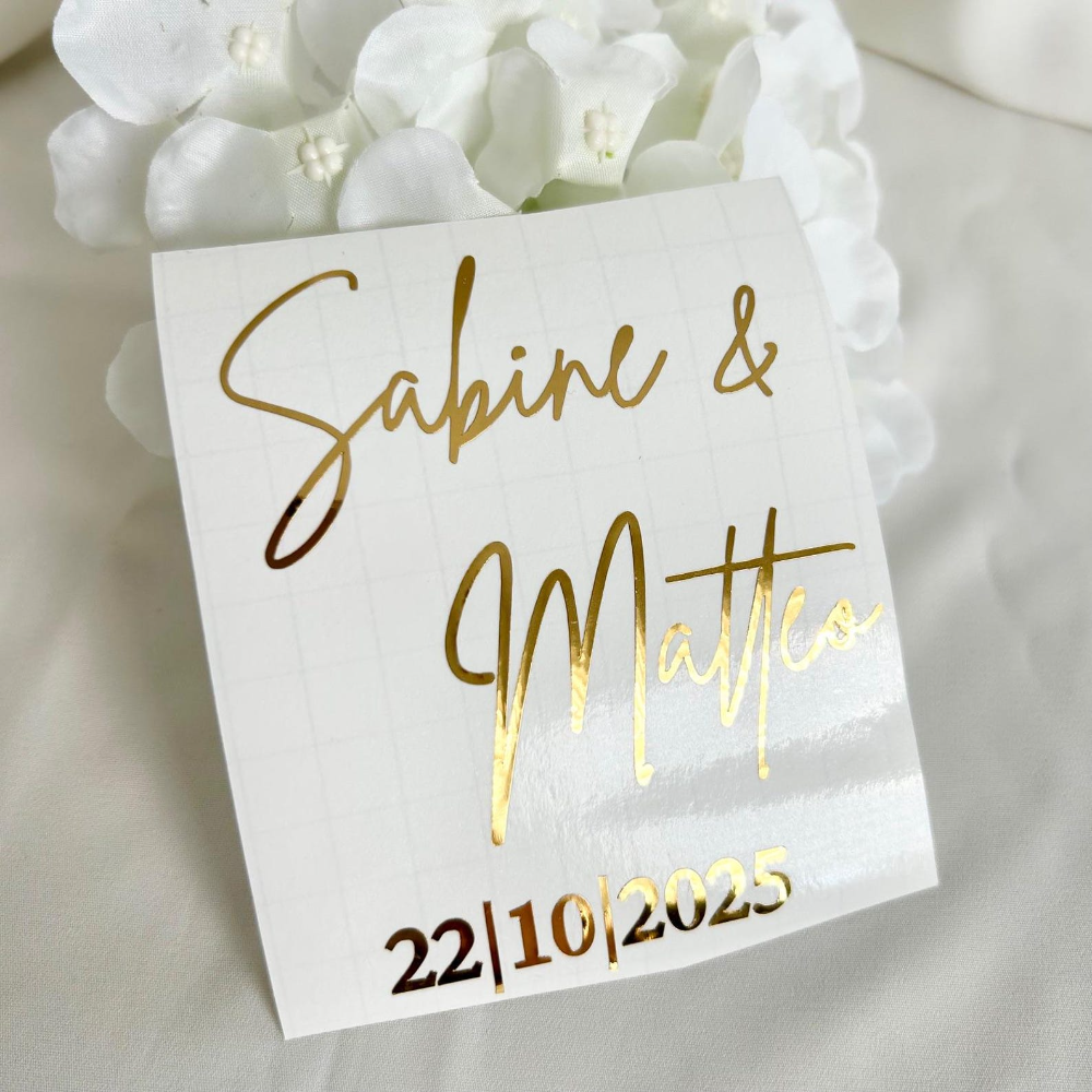 Personalized Vinyl Stickers Go - Wedding Z avaliação e preço