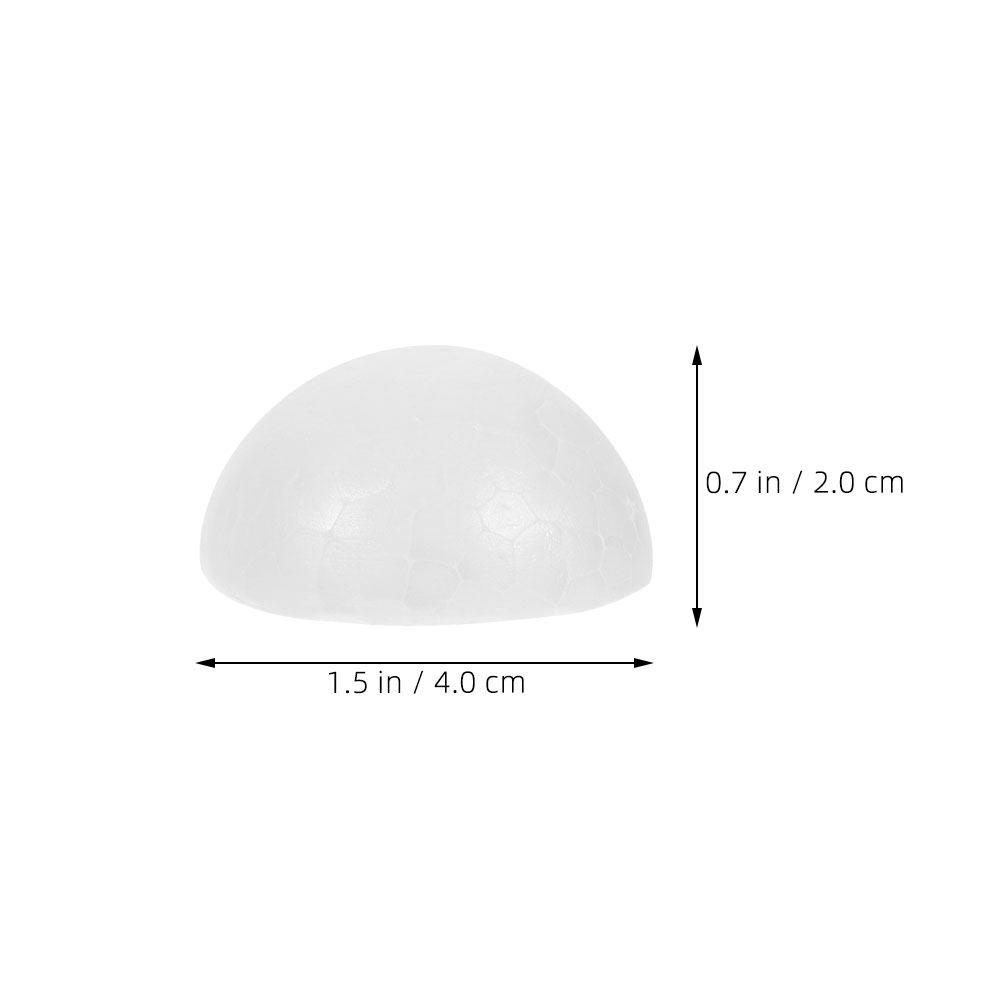 100Pcs White Half Round Foam B - Wedding Supply Decor avaliação e preço