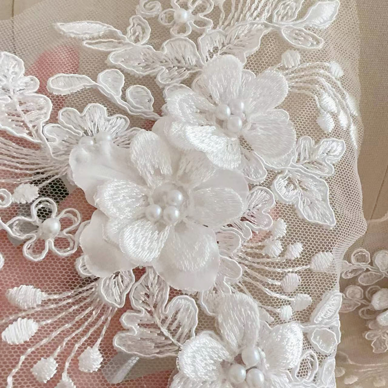 2PCS=1Pair,Rope Embroidery Pea - Wedding Dress Supply avaliação e preço
