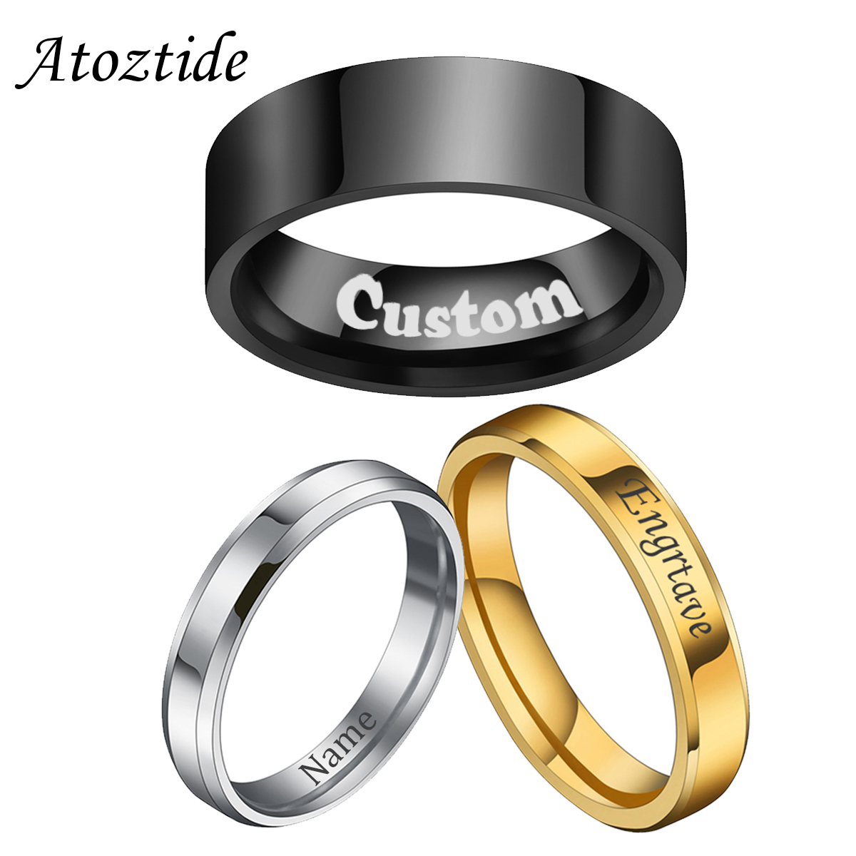 Atoztide 4/6/8mm Personalized  - Wedding Zone avaliação e preço