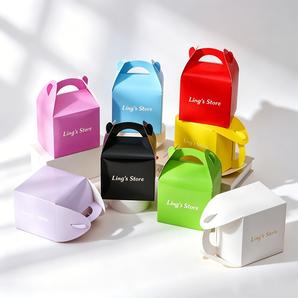 50/100Pcs Personalized Logo 14 - Wedding Favor Box avaliação e preço