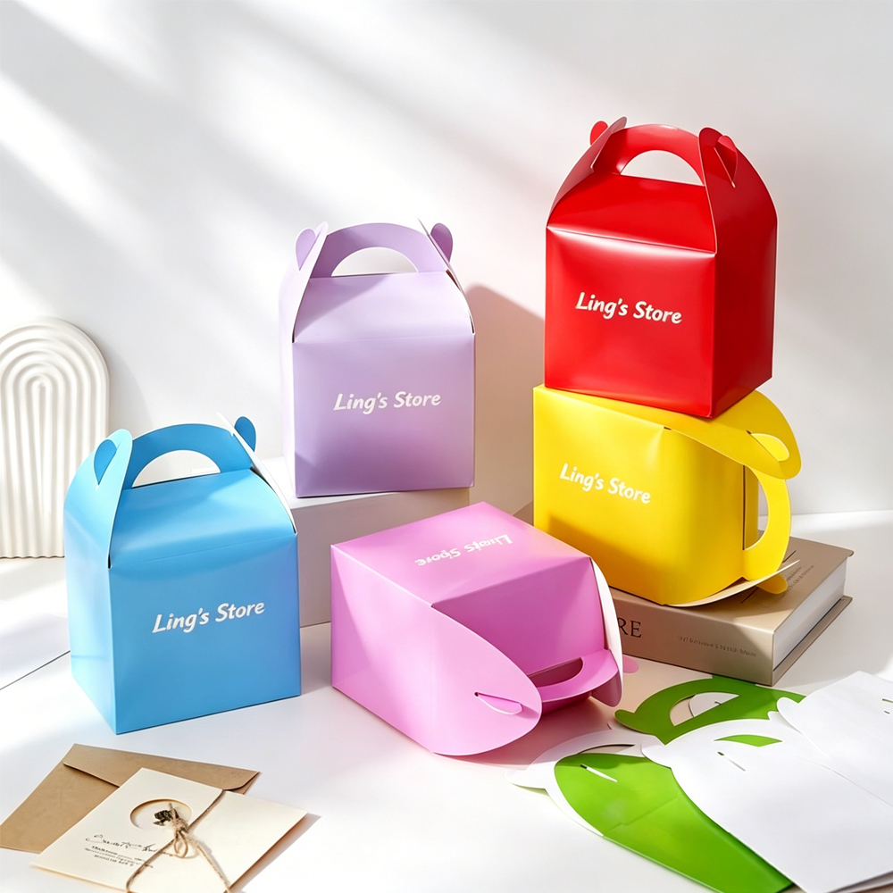 50/100Pcs Personalized Logo 14 - Wedding Favor Box avaliação e preço