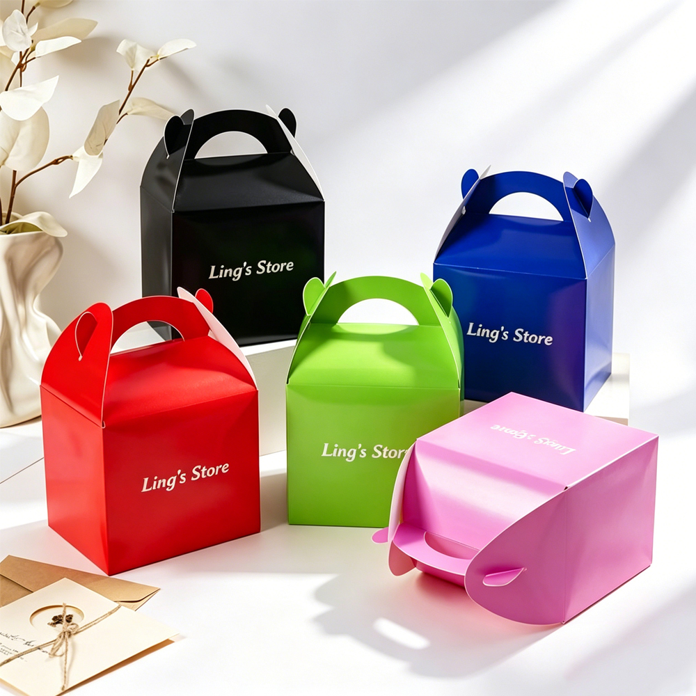 50/100Pcs Personalized Logo 14 - Wedding Favor Box avaliação e preço