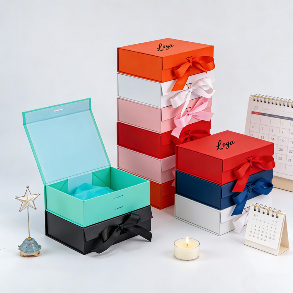 Custom Logo Magnetic Collapsib - Wedding Favor Box avaliação e preço