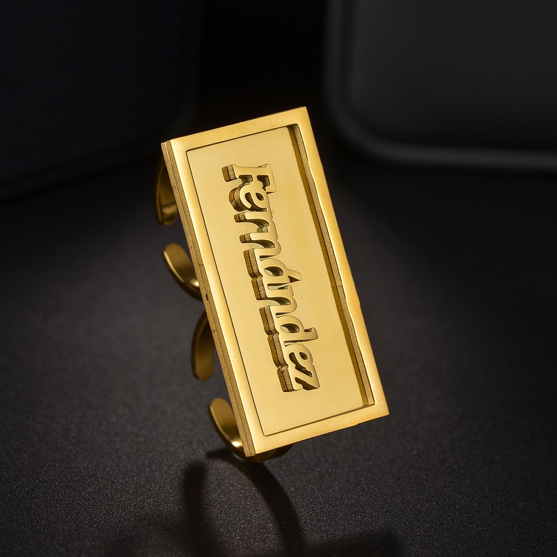Fashion Custom Name Rings Stai - Wedding Zone avaliação e preço