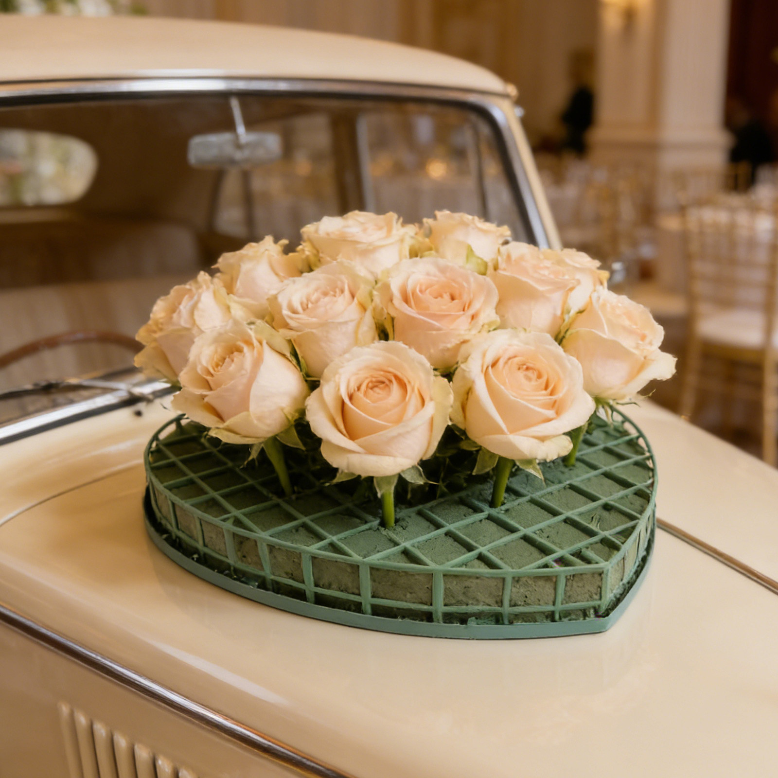 1Set Heart Floral Foam Cage Fl - Wedding Supply Decor avaliação e preço
