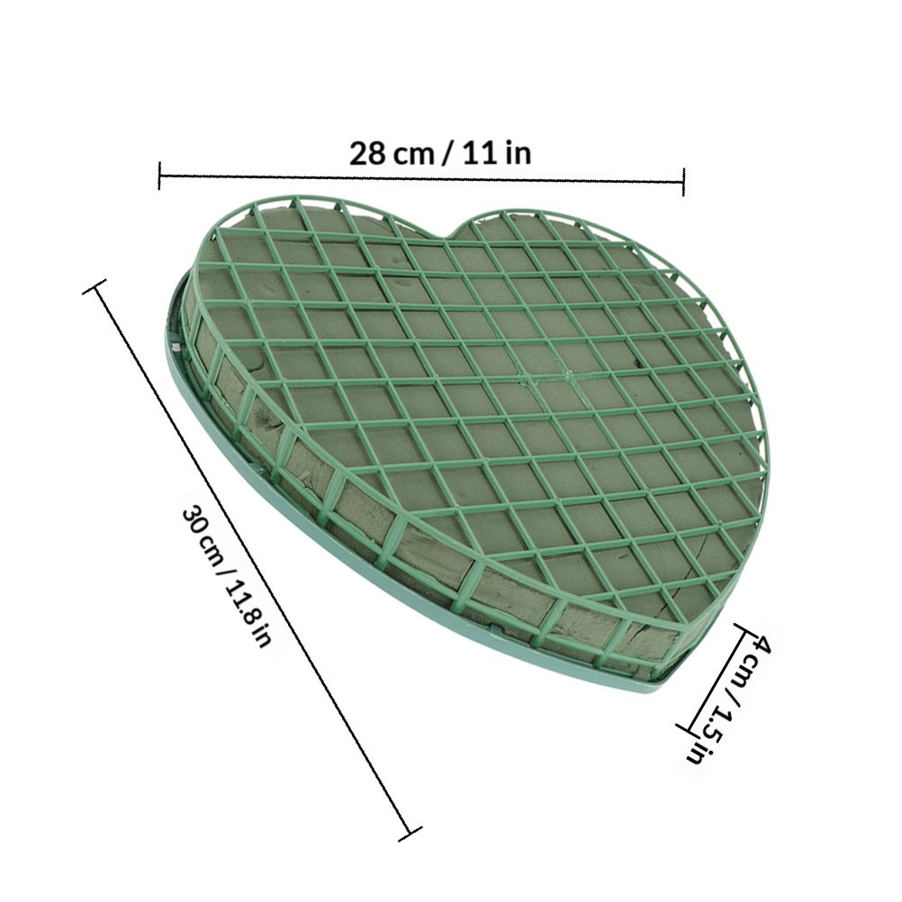 1Set Heart Floral Foam Cage Fl - Wedding Supply Decor avaliação e preço
