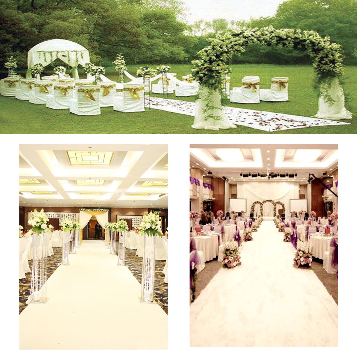 Wedding White Carpet  Aisle Ru - Aisle Runner White avaliação e preço