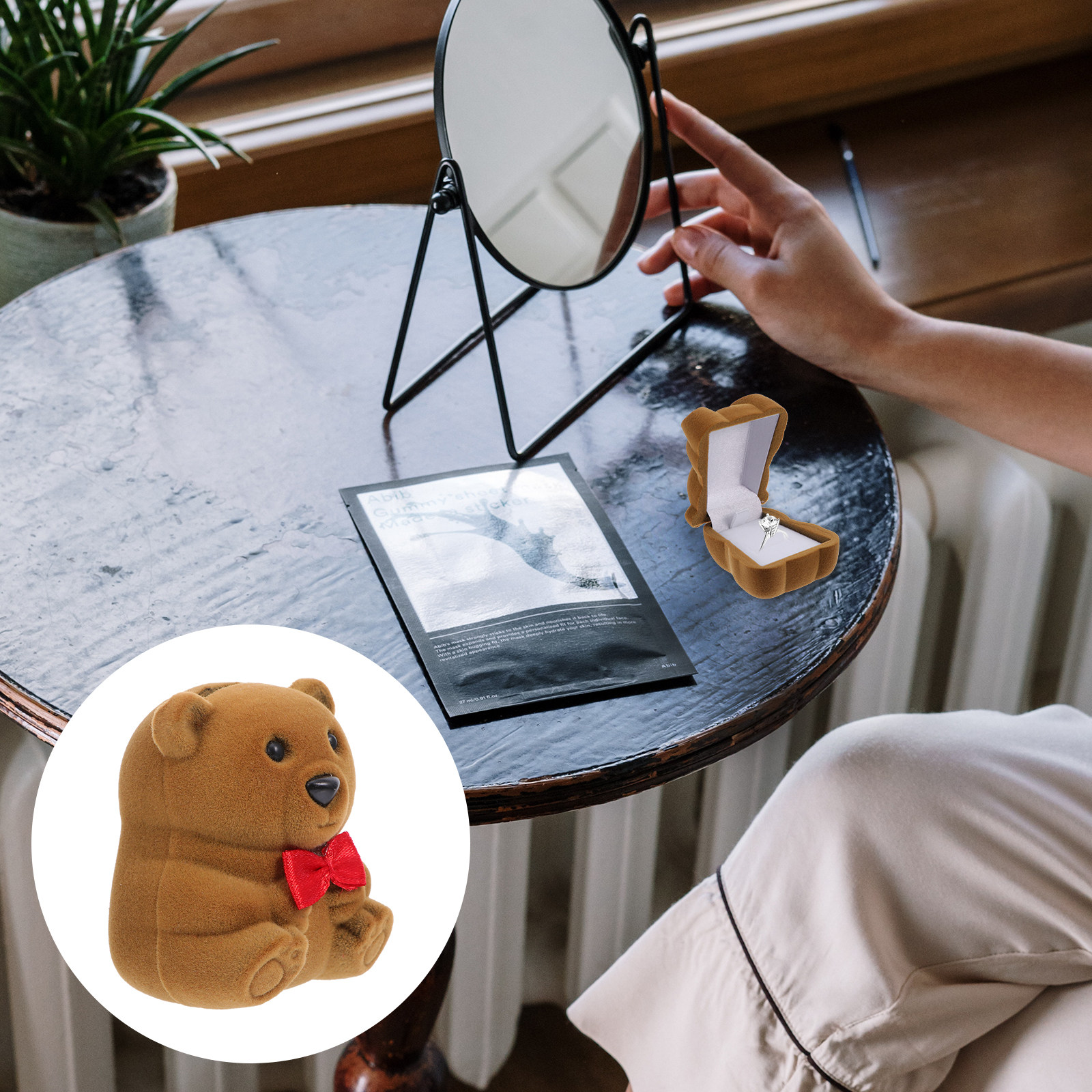 1Pcs Bear Ring Box Creative Je - Wedding Solution avaliação e preço