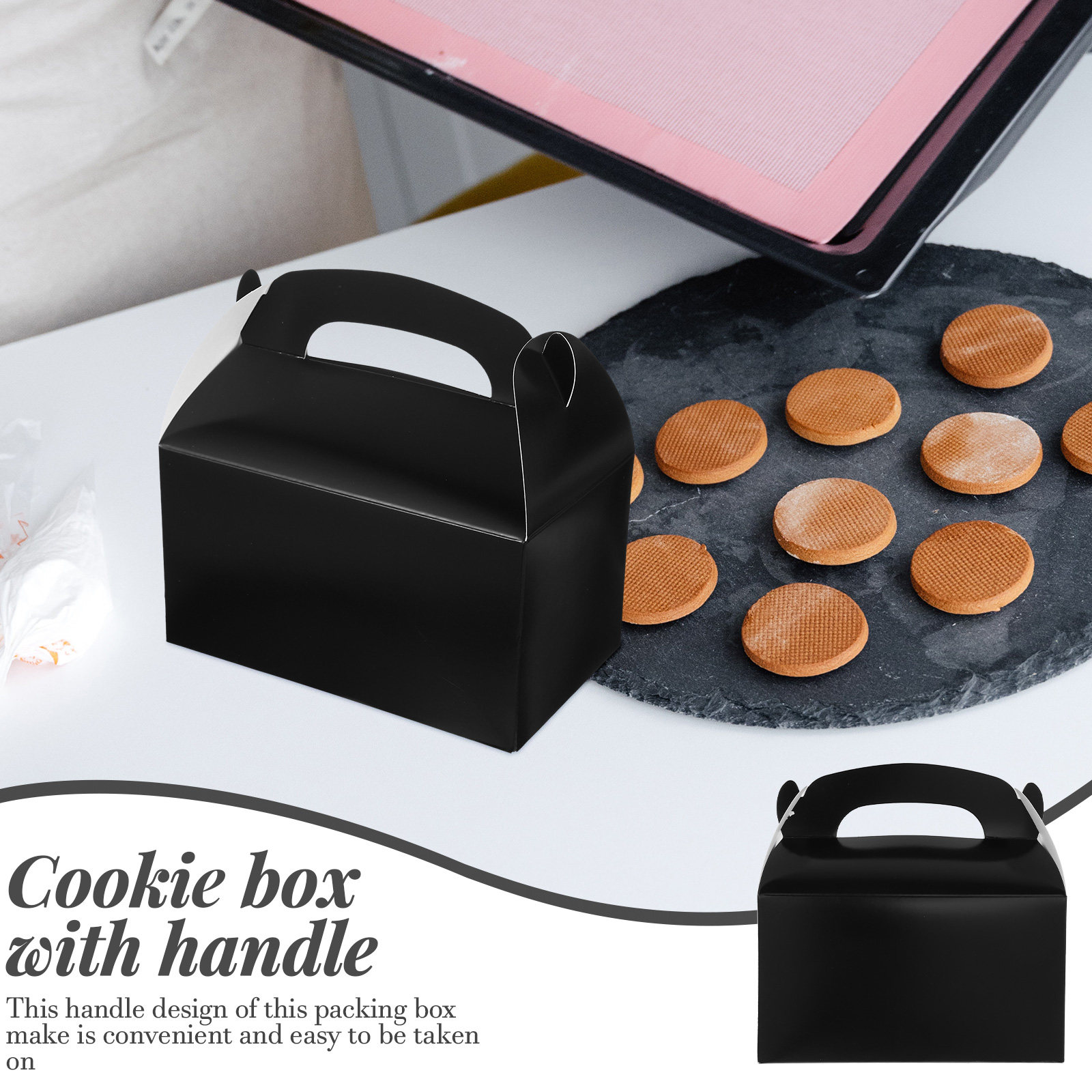 10Pcs Cake Paper Packaging Box - Wedding Favor Box avaliação e preço