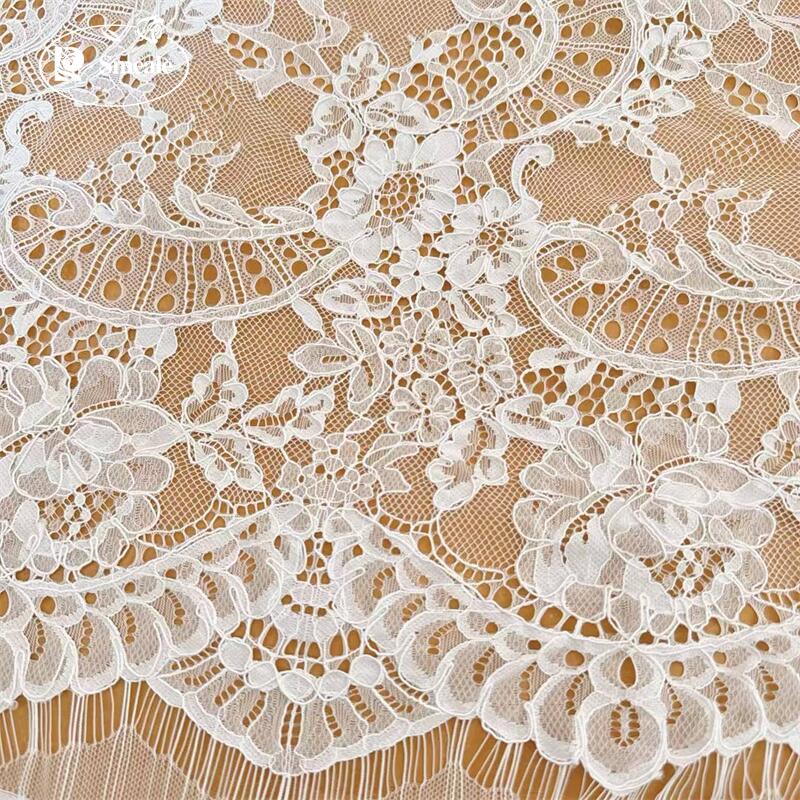 3Meter. Handmade border embroi - Wedding Dress Supply avaliação e preço