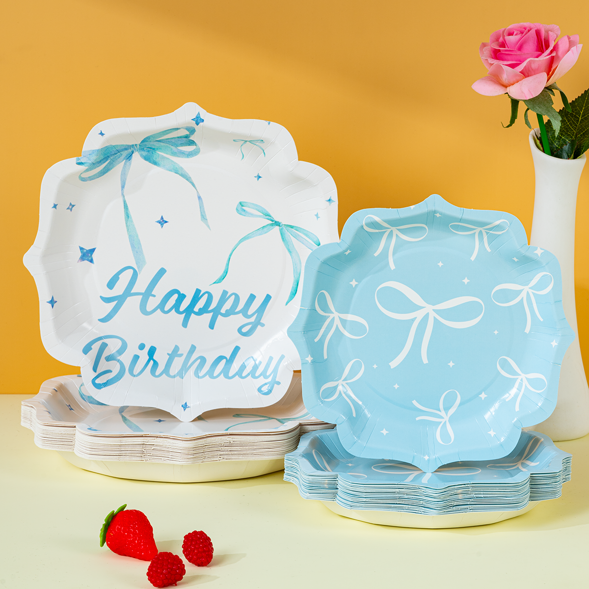 Bow Birthday Theme Party Dispo - Wedding Supply Decor avaliação e preço