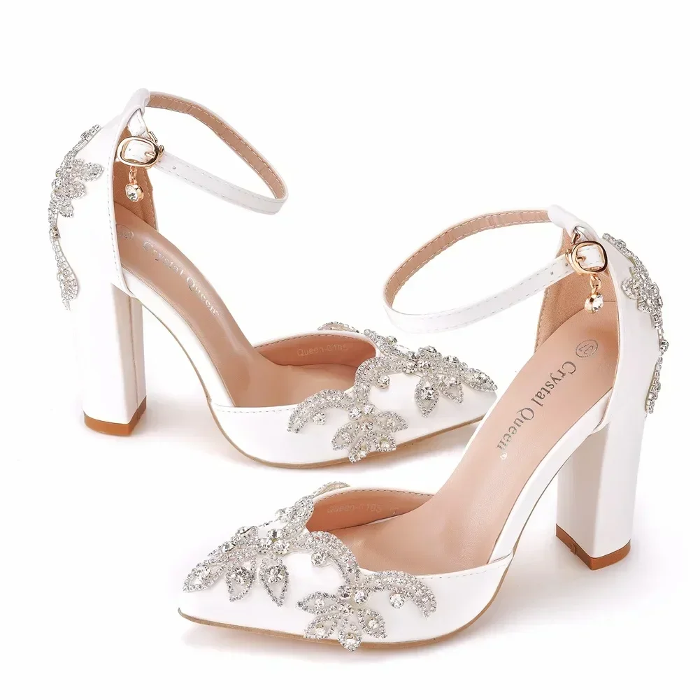 2026 Thick Heel Pointed Toe Sh - Wedding Fx avaliação e preço