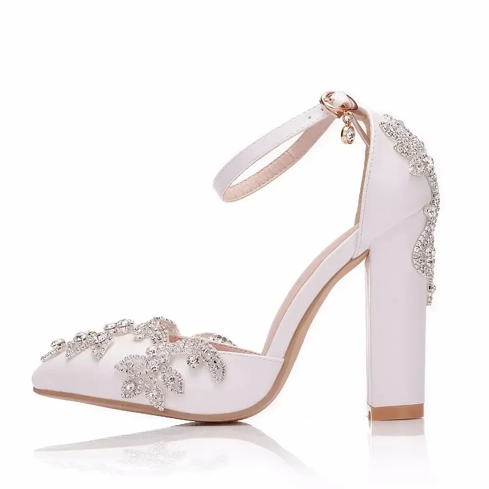 2026 Thick Heel Pointed Toe Sh - Wedding Fx avaliação e preço
