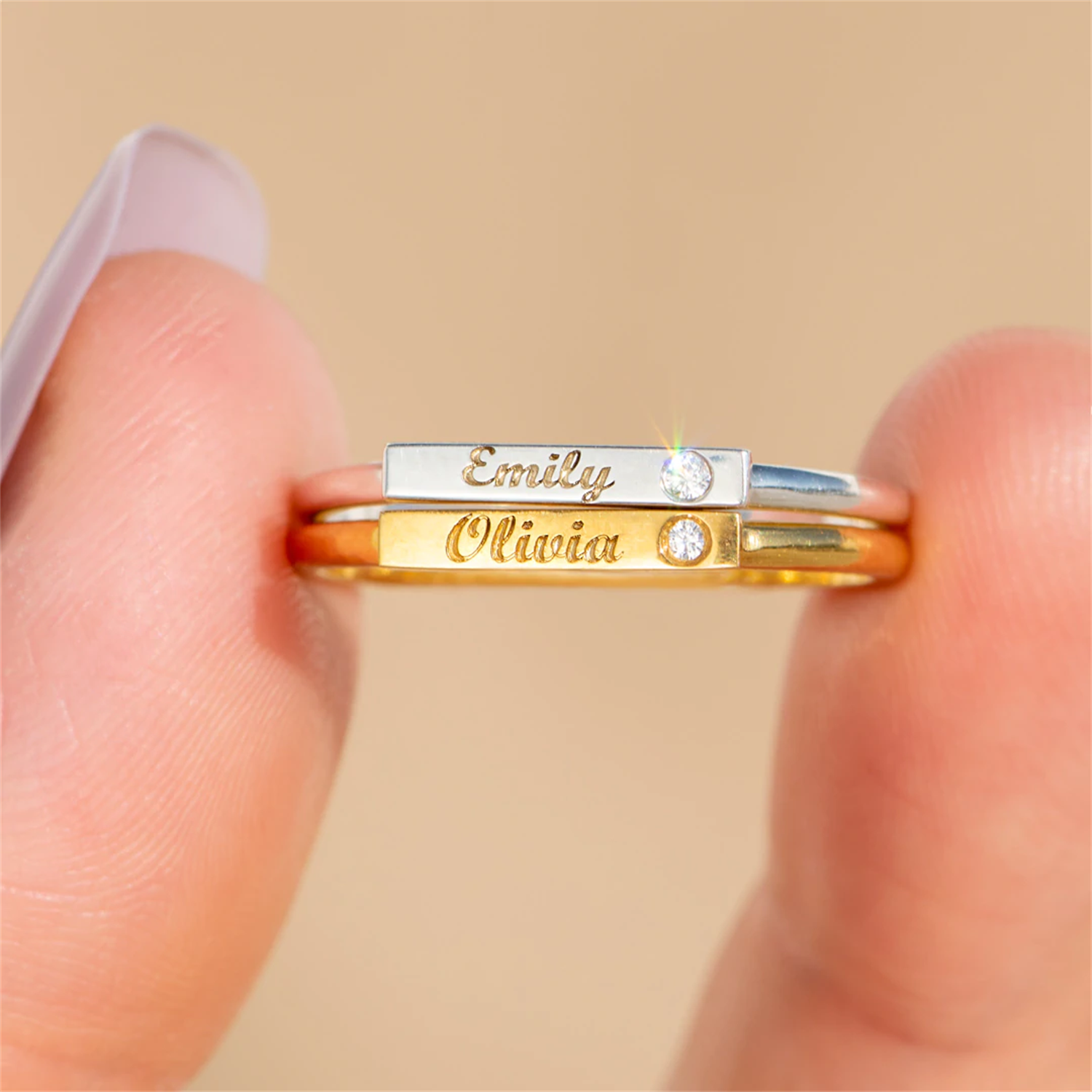 PERSONALIZED ENGRAVED MINIMALI - Wedding Zone avaliação e preço