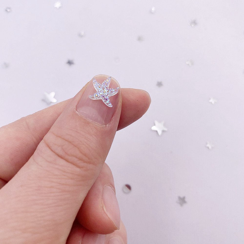 10mm Mini Shiny Star Nail Art  - Wedding Superstar avaliação e preço