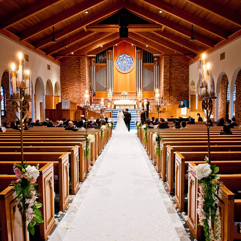 Wedding Aisle Runners Party Bi - Aisle Runner White avaliação e preço