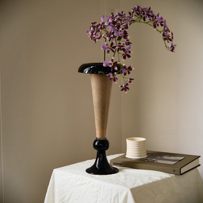 Vintage Glass Vase Tall Footed - Centerpiece Vase Tall avaliação e preço