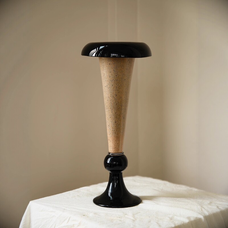 Vintage Glass Vase Tall Footed - Centerpiece Vase Tall avaliação e preço
