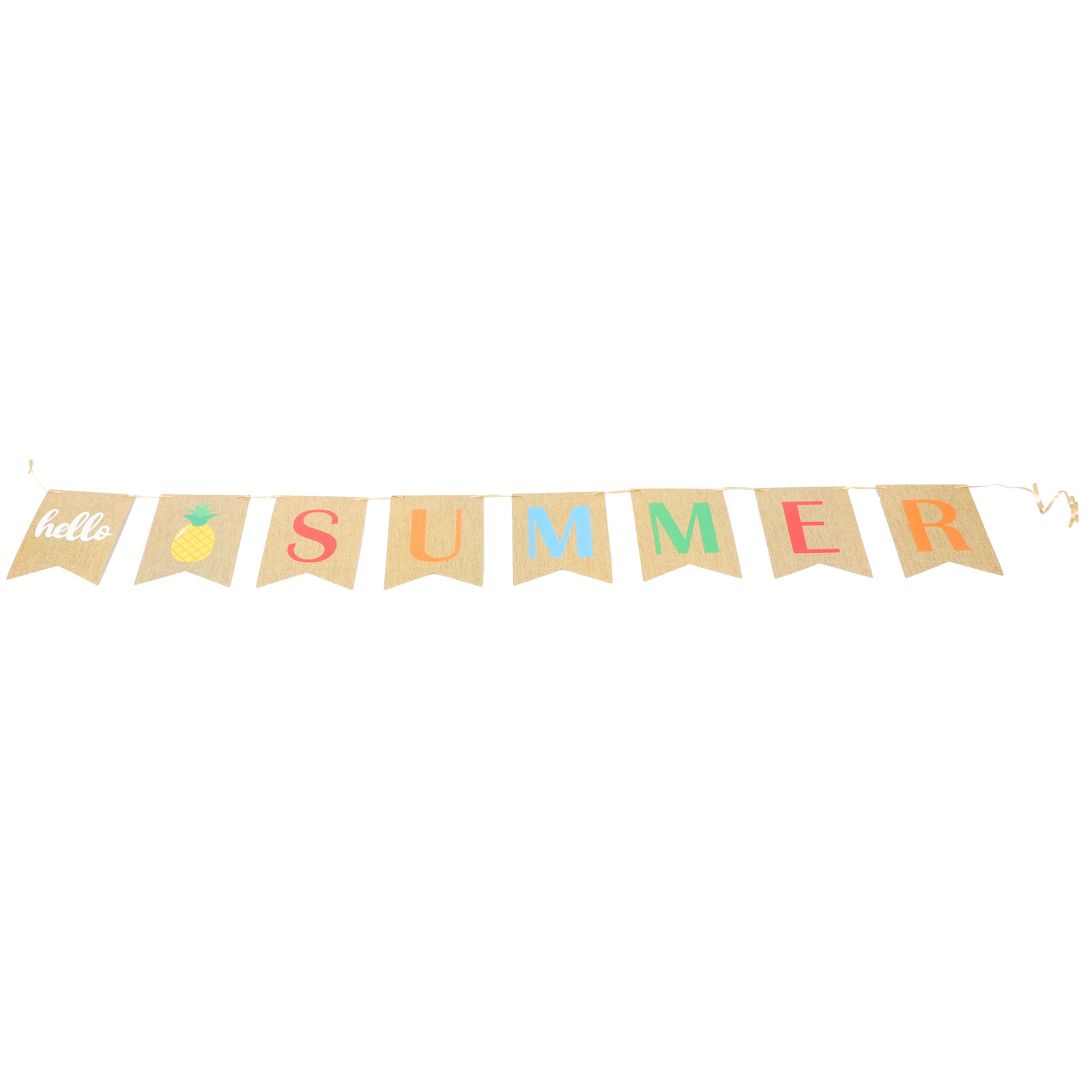 Hello Summer Flag Banner Pinea - Wedding Supply Decor avaliação e preço