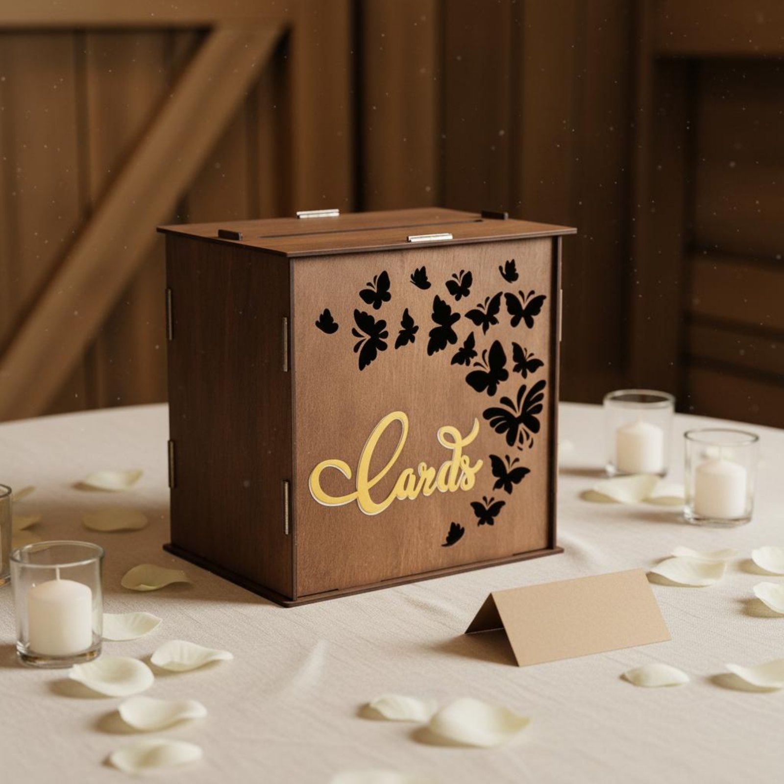 Wedding Card Box Cards Slot Wo - Wedding Card Box avaliação e preço