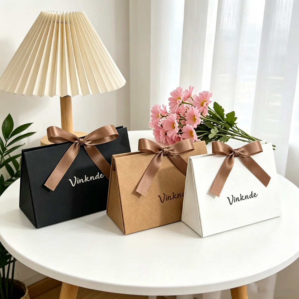 50/100pcs Custom Logo Gift Box - Wedding Favor Box avaliação e preço