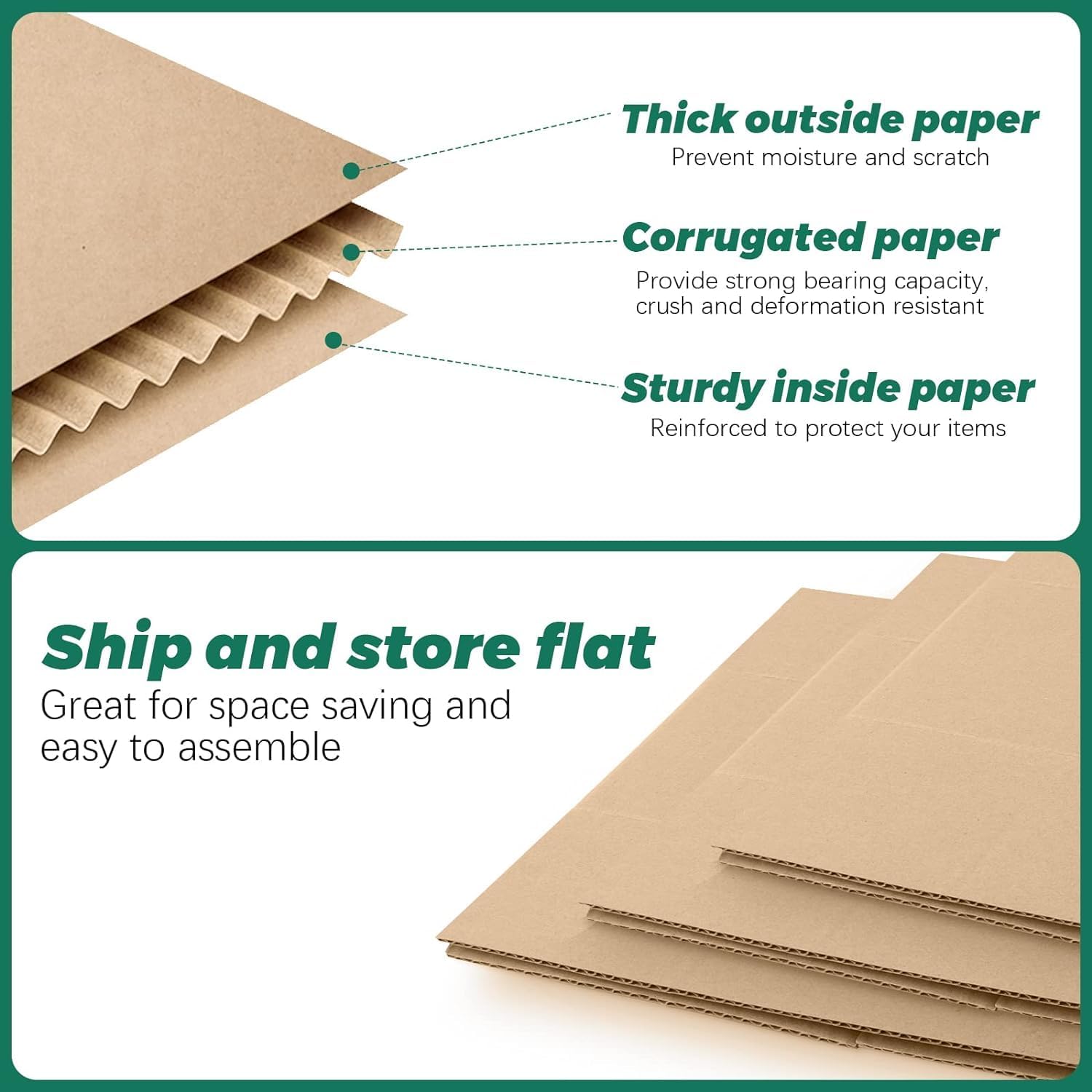 50 Pack 10x8x6 Brown Kraft Car - Wedding Supply Warehouse avaliação e preço