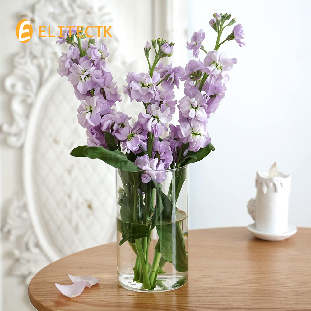 Glass Cylinder Vase Hurricane  - Centerpiece Vase Tall avaliação e preço