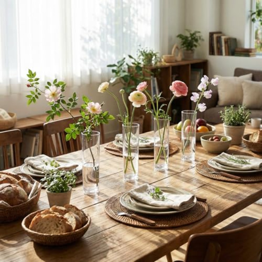 48 Pcs acrylic cylinder bud va - Centerpiece Vase Tall avaliação e preço