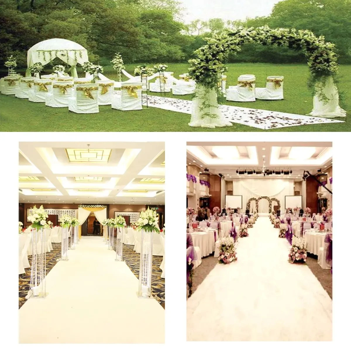 Custom Length Aisle Runner Wed - Aisle Runner White avaliação e preço