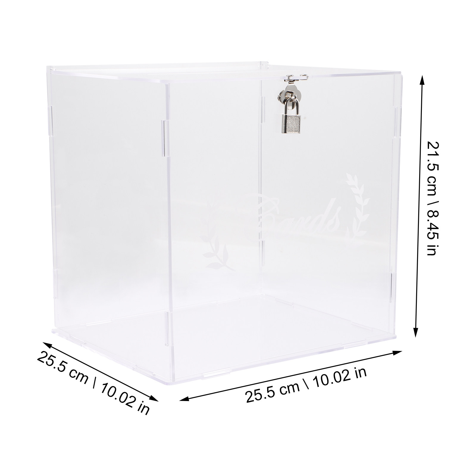 Wedding Card Box Transparent A - Wedding Card Box avaliação e preço