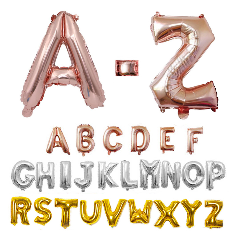 16 32 40 Inch Foil Letter Ball - Wedding Z avaliação e preço