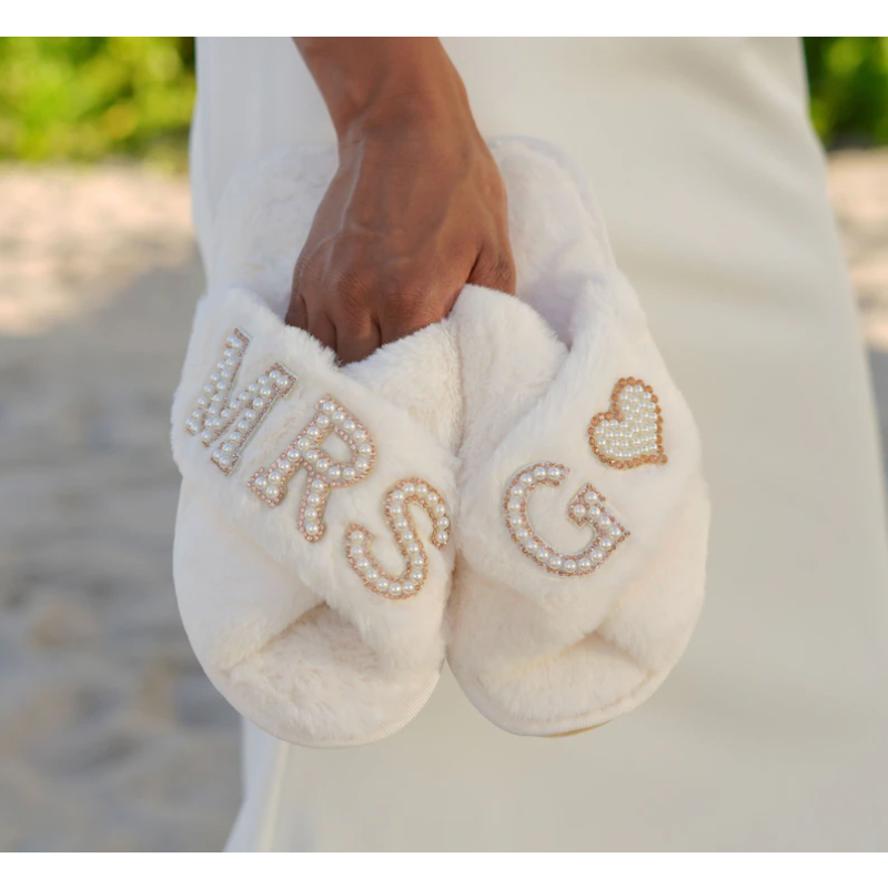 Mrs+a-z Letters Gold Pearl Let - Wedding Z avaliação e preço