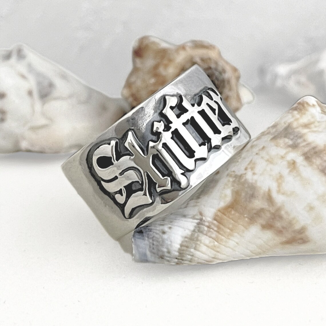 12MM Men' Gothic Rings Persona - Wedding Zone avaliação e preço